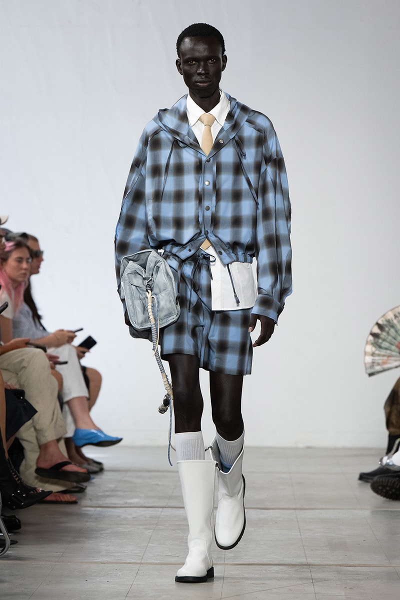 Feng Chen Wang SS26 Paris Fashion Week Collection converse collaboration russell westbrook runway model friends dyeing technique london based chinese designer