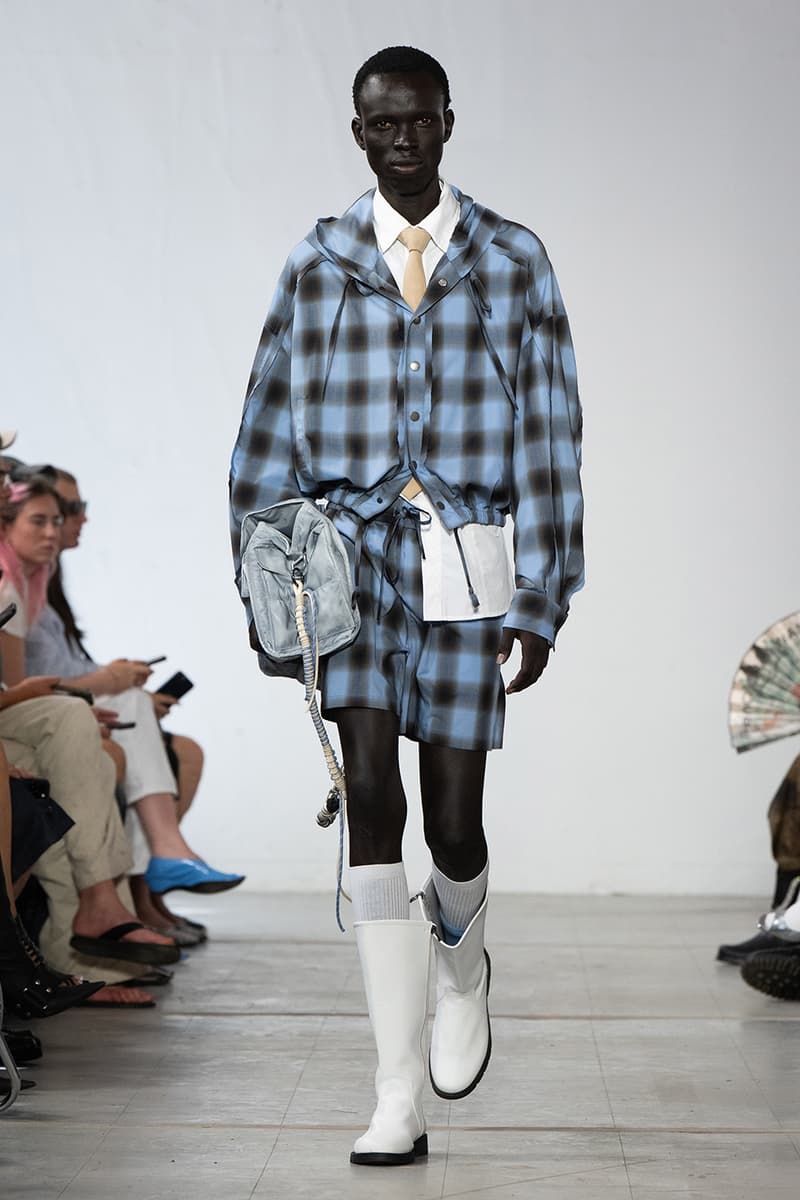 Feng Chen Wang SS26 Paris Fashion Week Collection converse collaboration russell westbrook runway model friends dyeing technique london based chinese designer