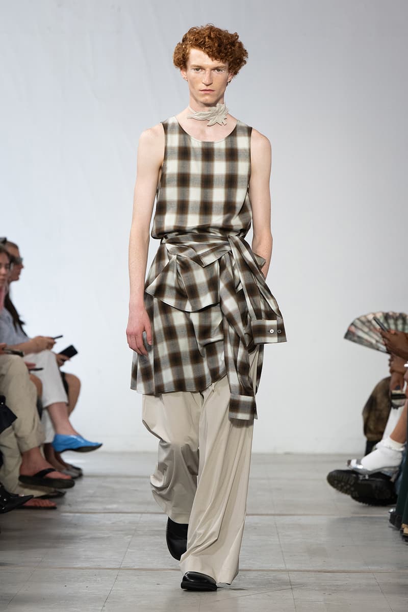 Feng Chen Wang SS26 Paris Fashion Week Collection converse collaboration russell westbrook runway model friends dyeing technique london based chinese designer