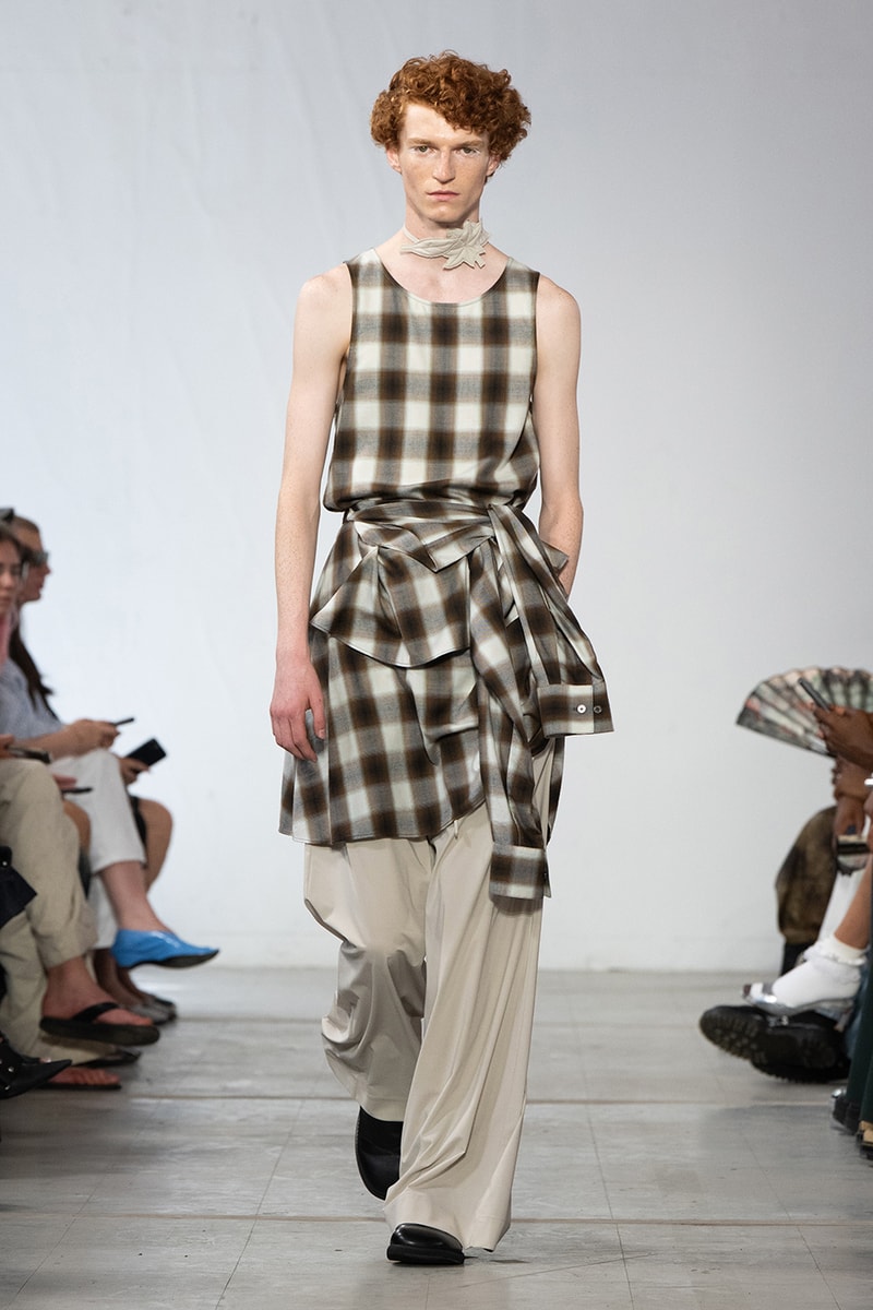 Feng Chen Wang SS26 Paris Fashion Week Collection converse collaboration russell westbrook runway model friends dyeing technique london based chinese designer