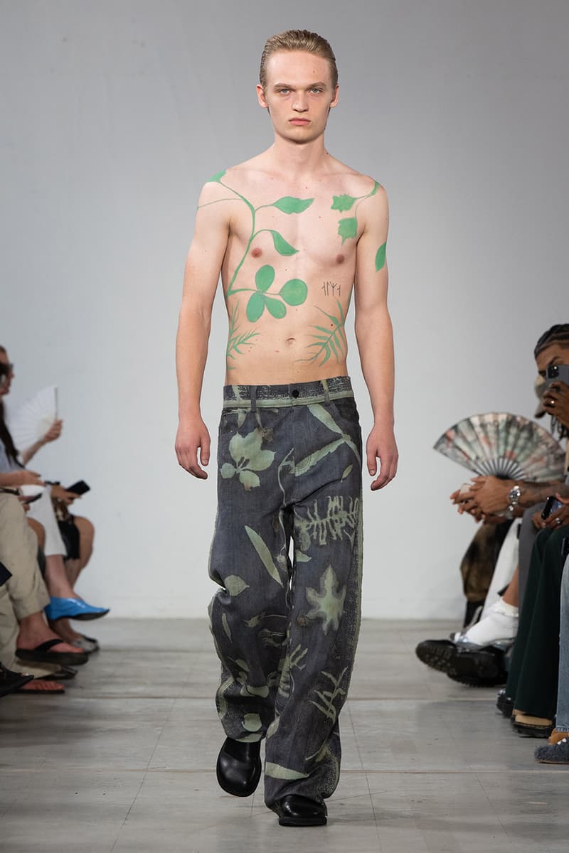 Feng Chen Wang SS26 Paris Fashion Week Collection converse collaboration russell westbrook runway model friends dyeing technique london based chinese designer