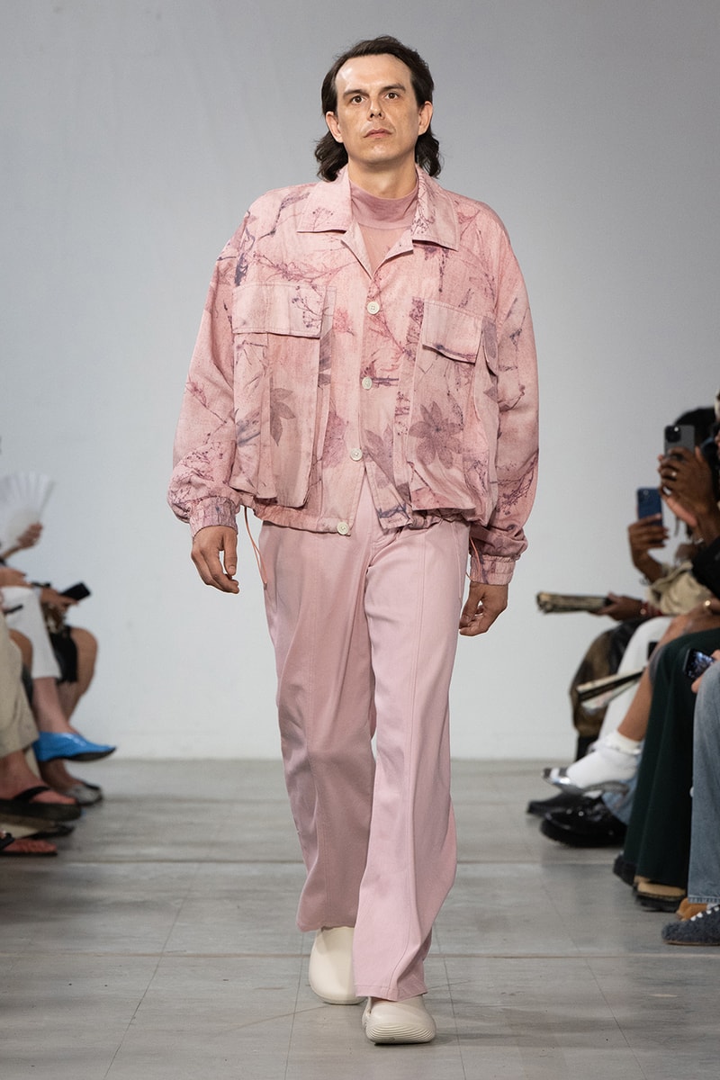 Feng Chen Wang SS26 Paris Fashion Week Collection converse collaboration russell westbrook runway model friends dyeing technique london based chinese designer