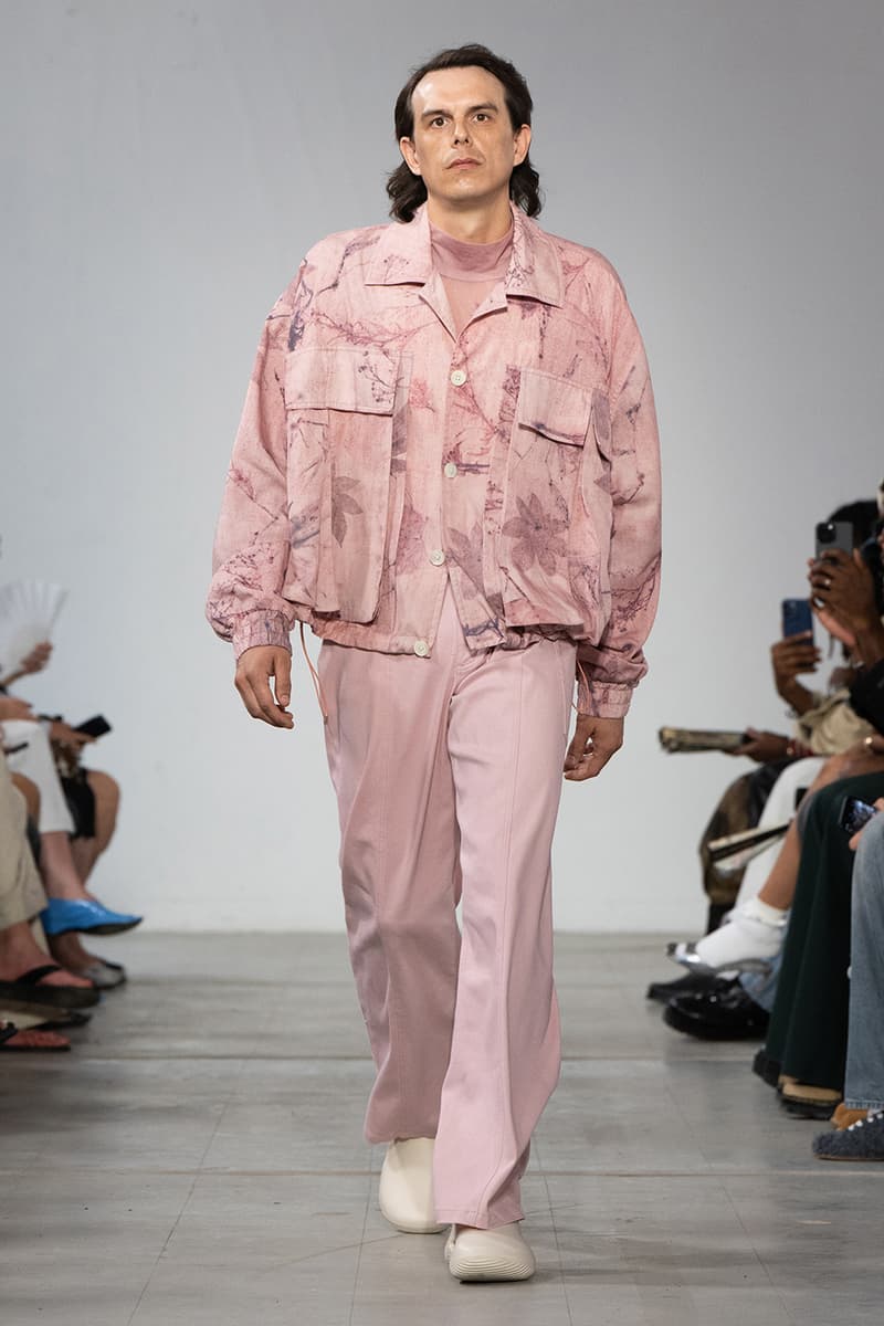 Feng Chen Wang SS26 Paris Fashion Week Collection converse collaboration russell westbrook runway model friends dyeing technique london based chinese designer