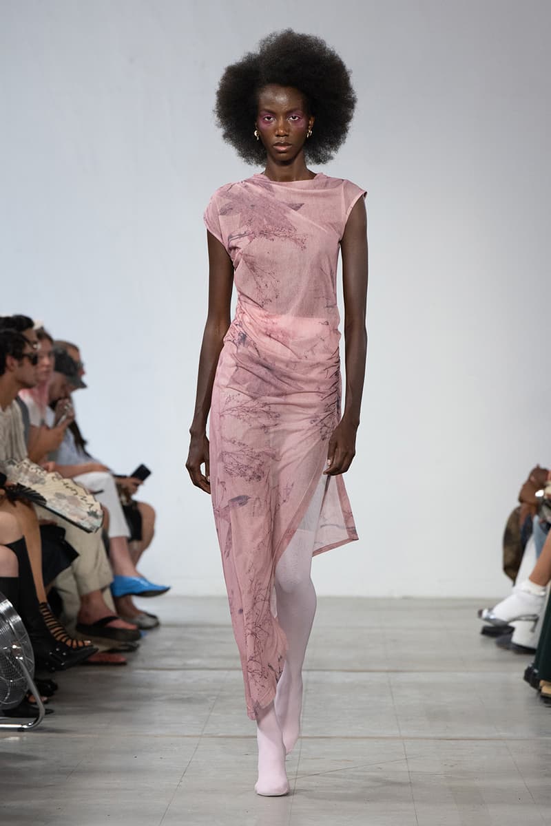 Feng Chen Wang SS26 Paris Fashion Week Collection converse collaboration russell westbrook runway model friends dyeing technique london based chinese designer