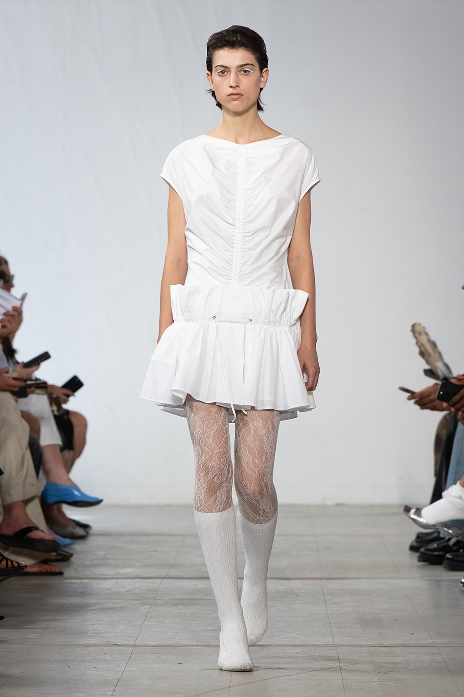 Feng Chen Wang SS26 Paris Fashion Week Collection converse collaboration russell westbrook runway model friends dyeing technique london based chinese designer
