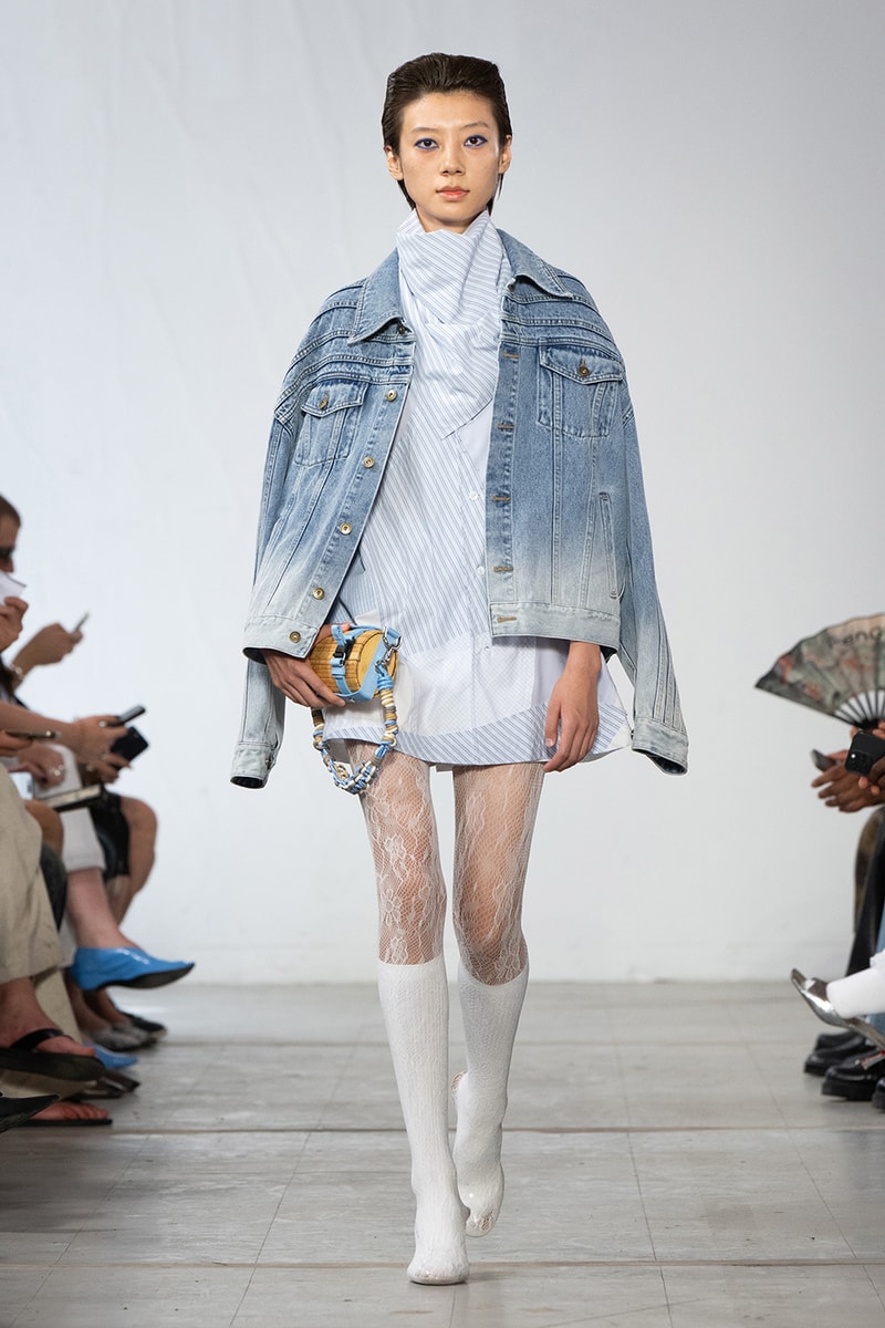 Feng Chen Wang SS26 Paris Fashion Week Collection converse collaboration russell westbrook runway model friends dyeing technique london based chinese designer