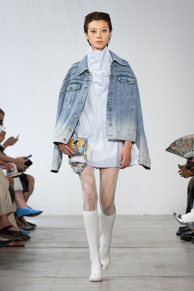Feng Chen Wang SS26 Paris Fashion Week Collection converse collaboration russell westbrook runway model friends dyeing technique london based chinese designer