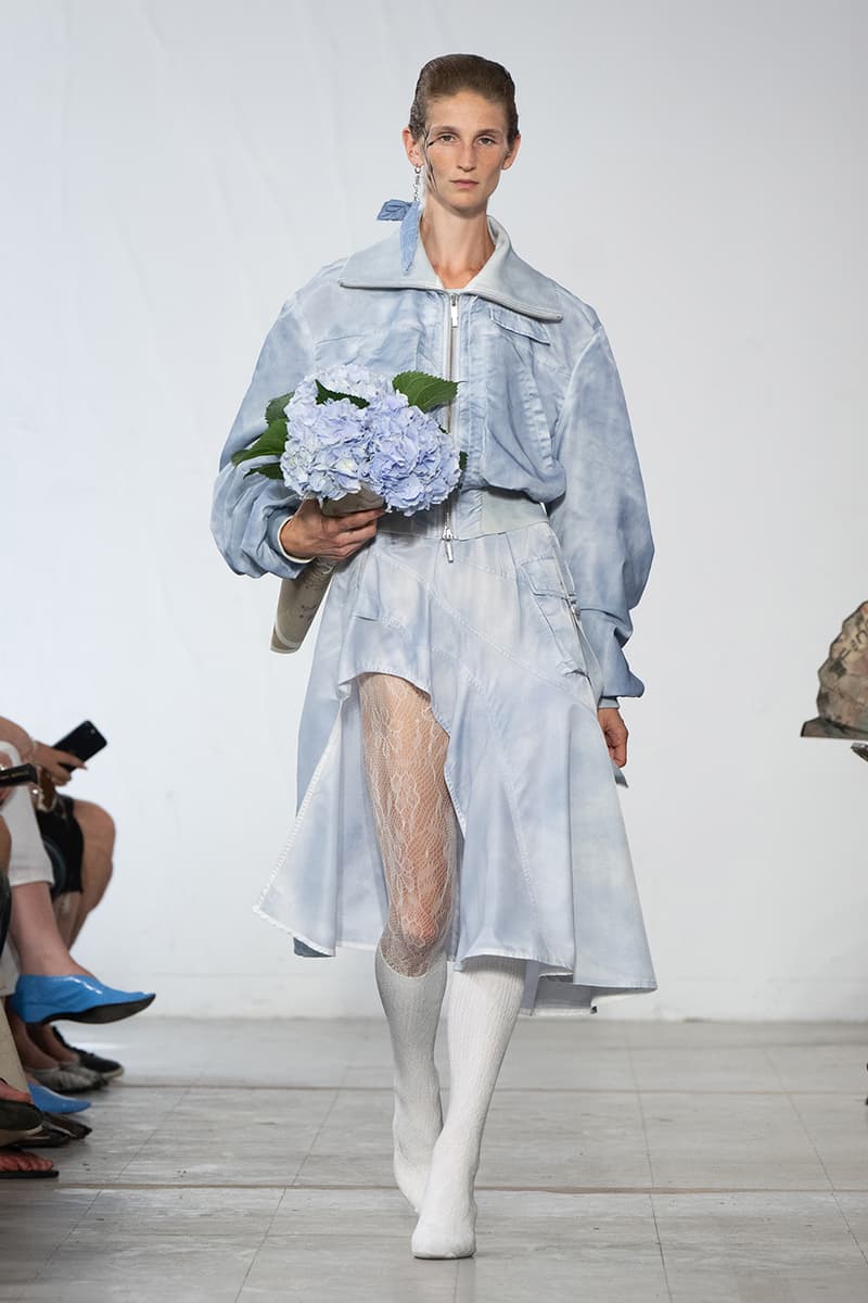 Feng Chen Wang SS26 Paris Fashion Week Collection converse collaboration russell westbrook runway model friends dyeing technique london based chinese designer