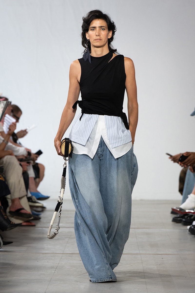 Feng Chen Wang SS26 Paris Fashion Week Collection converse collaboration russell westbrook runway model friends dyeing technique london based chinese designer