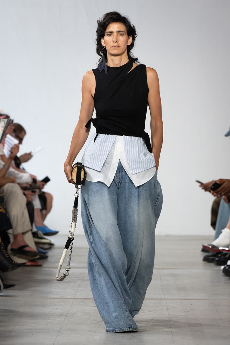 Feng Chen Wang SS26 Paris Fashion Week Collection converse collaboration russell westbrook runway model friends dyeing technique london based chinese designer