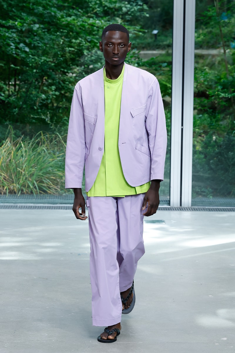 Issey Miyake's IM MEN SS26 Paris Fashion Week  Issey Miyake's IM MEN SS26 Unveils a Poetic Dialogue Between Fabric and Form, Inspired by Shoji Kamoda asics