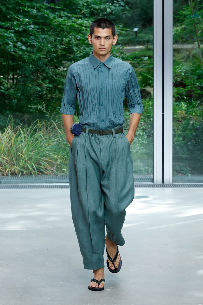 Issey Miyake's IM MEN SS26 Paris Fashion Week  Issey Miyake's IM MEN SS26 Unveils a Poetic Dialogue Between Fabric and Form, Inspired by Shoji Kamoda asics