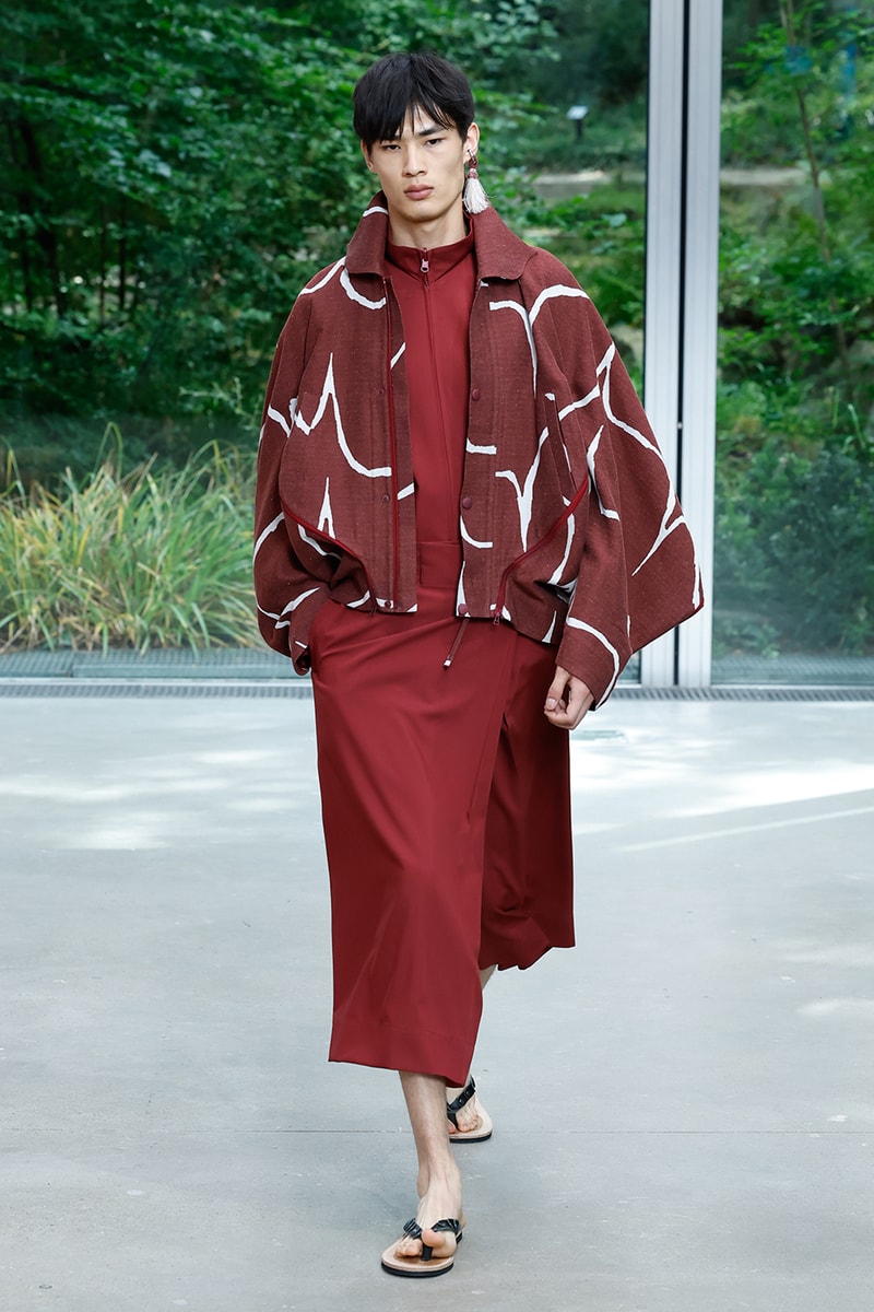 Issey Miyake's IM MEN SS26 Paris Fashion Week  Issey Miyake's IM MEN SS26 Unveils a Poetic Dialogue Between Fabric and Form, Inspired by Shoji Kamoda asics