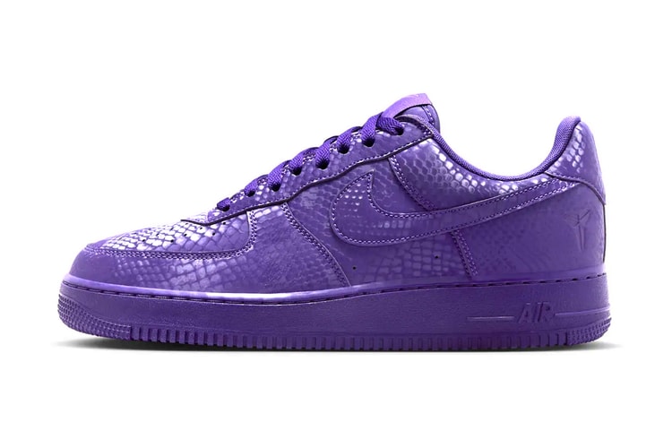 Official Images of the Kobe Bryant x Nike Air Force 1 Low "Court Purple"