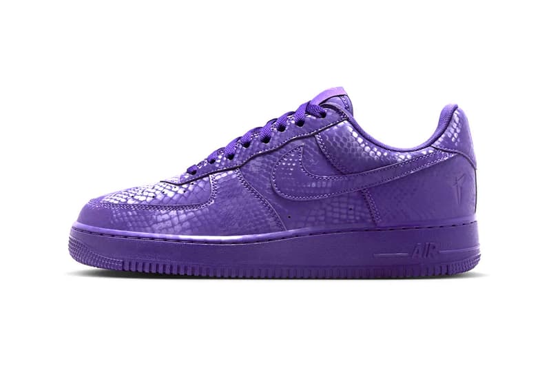 Kobe Bryant Nike Air Force 1 Low Court Purple IB0018-500 release date info store list buying guide photos price x