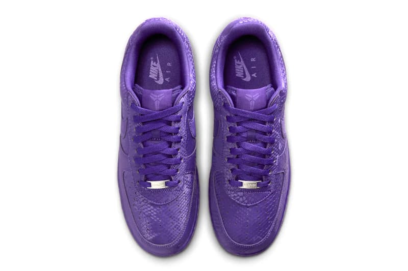 Kobe Bryant Nike Air Force 1 Low Court Purple IB0018-500 release date info store list buying guide photos price x