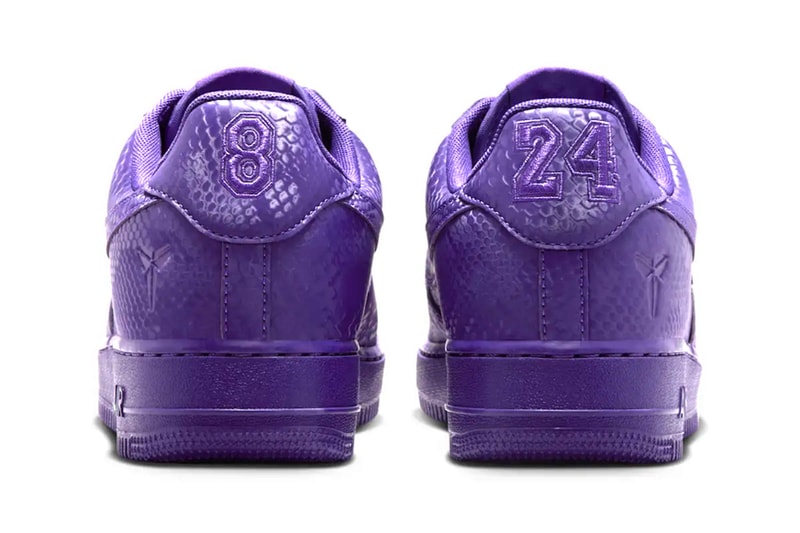 Kobe Bryant Nike Air Force 1 Low Court Purple IB0018-500 release date info store list buying guide photos price x