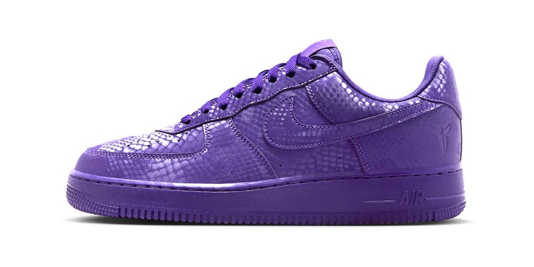 Official Images of the Kobe Bryant x Nike Air Force 1 Low "Court Purple"