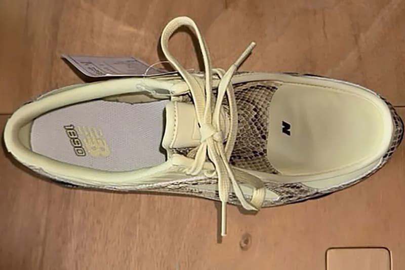 New Balance 1890 Snakeskin Yellow Release Info wallabee runner date store list buying guide photos price ss26 paris fashion week pfw