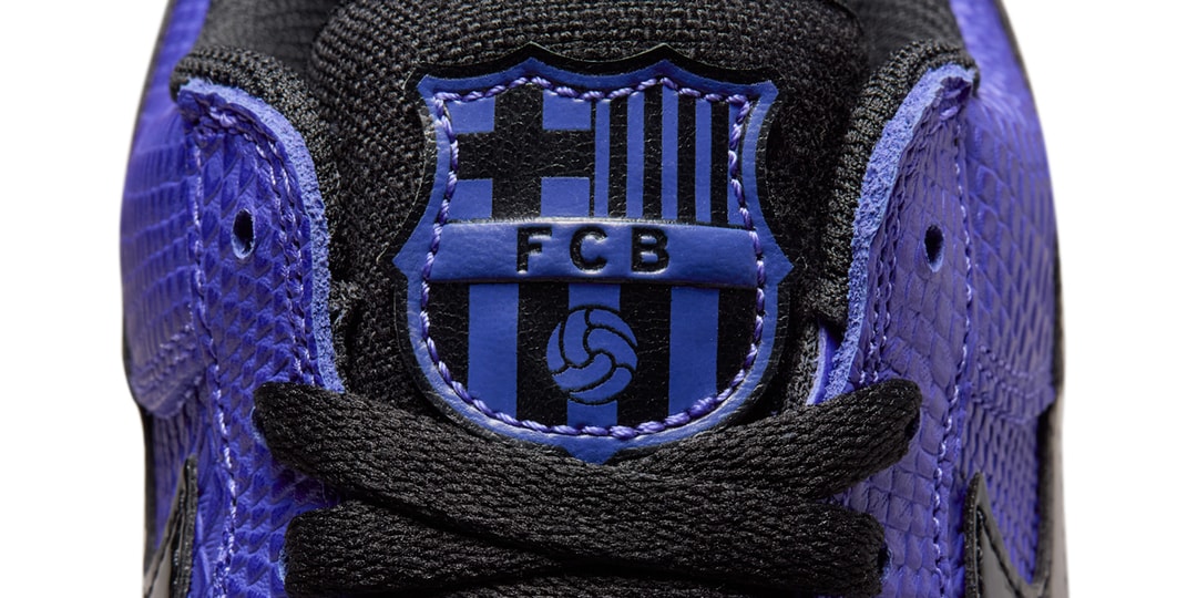 Official Look at the FC Barcelona-Themed Kobe Bryant x Nike Air Force 1 Low Protro