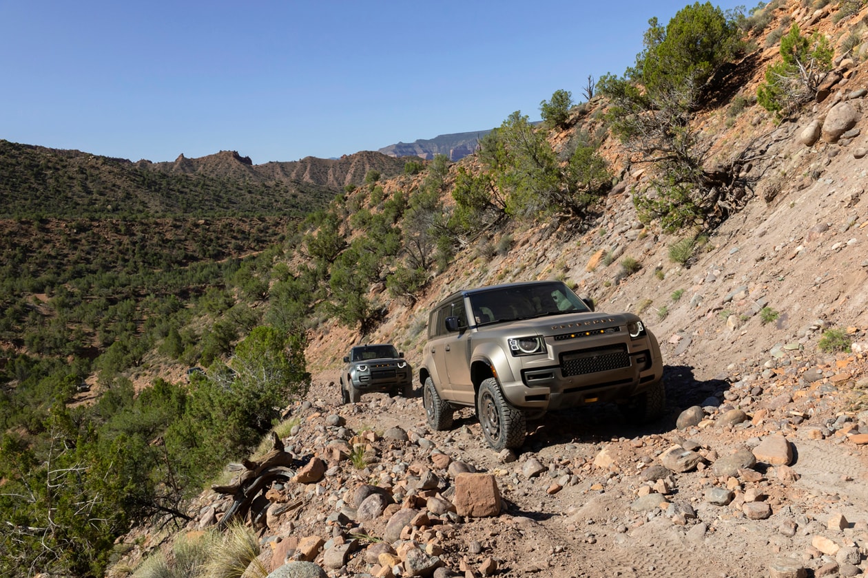 Land Rover Defender Hachida Test Drive Review Moab Utah Colorado Defender 110 SUV