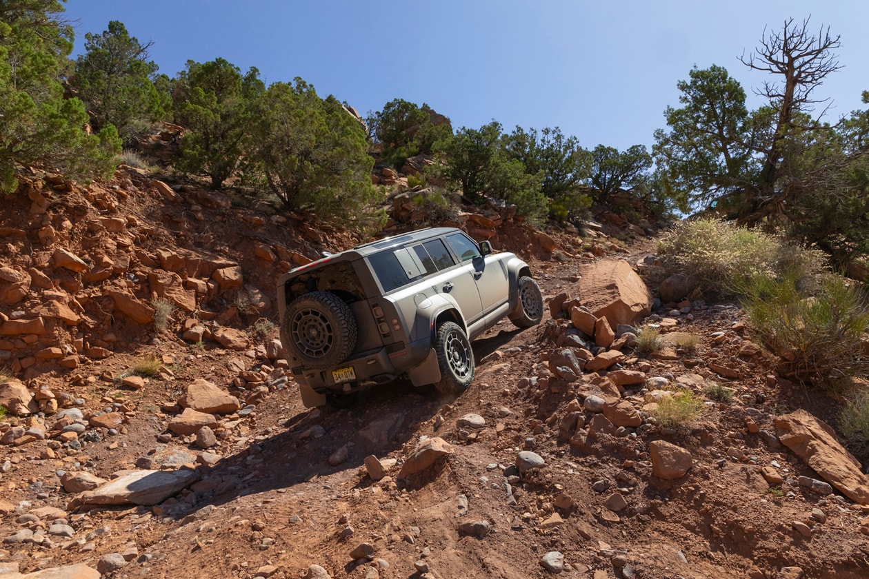 Land Rover Defender Hachida Test Drive Review Moab Utah Colorado Defender 110 SUV