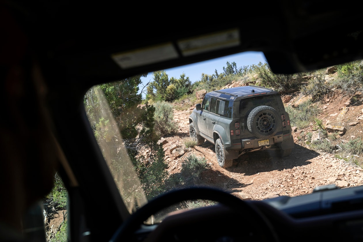Land Rover Defender Hachida Test Drive Review Moab Utah Colorado Defender 110 SUV