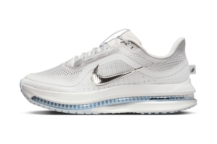The Nike Pegasus Premium Shines in "Metallic Silver"