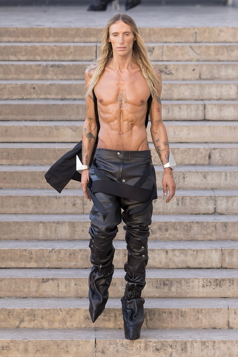 Rick Owens Paris Fashion Week SS26 Collection temple of love retrospective exhibit brutalist elegance palais de tokyo 
