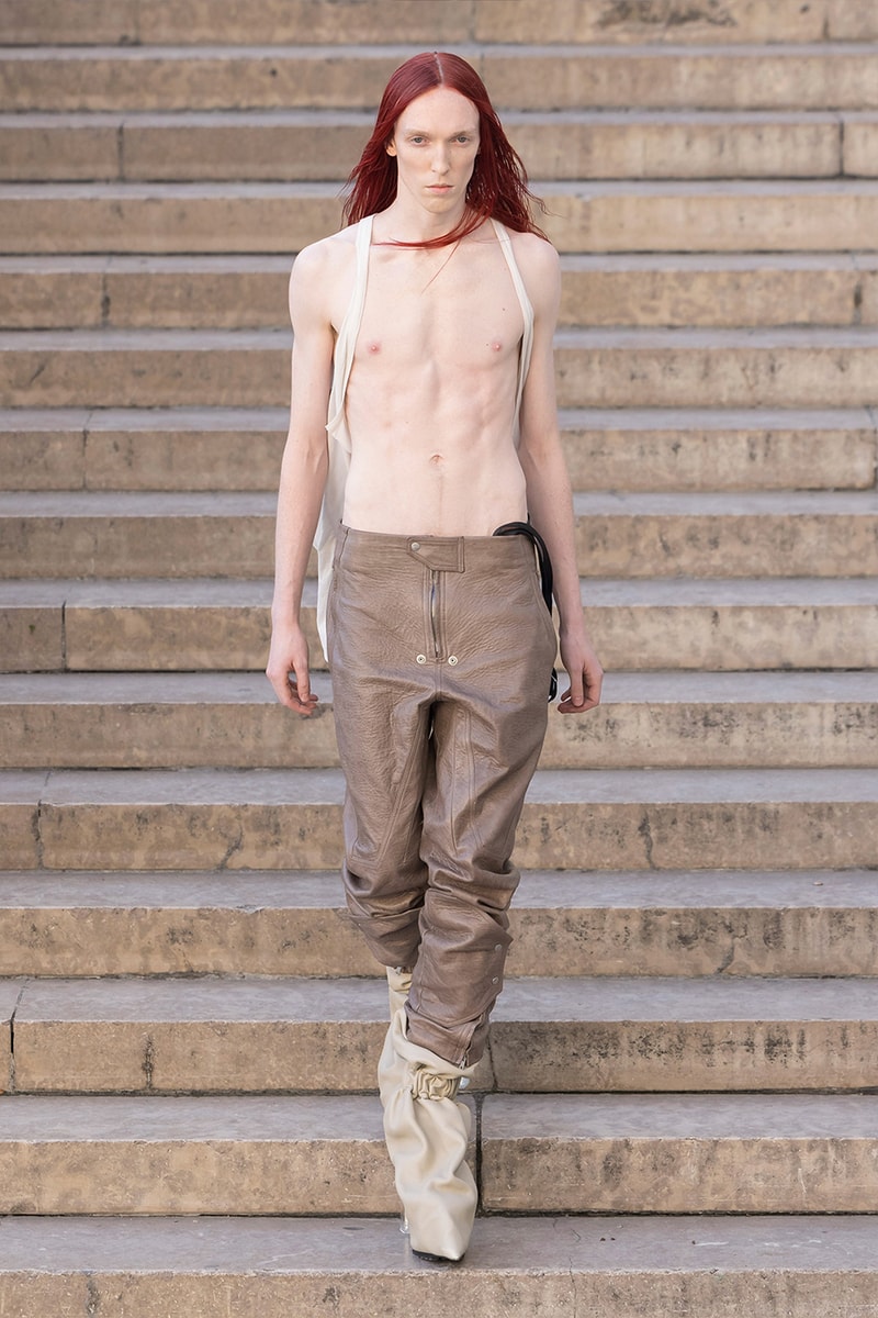 Rick Owens Paris Fashion Week SS26 Collection temple of love retrospective exhibit brutalist elegance palais de tokyo 