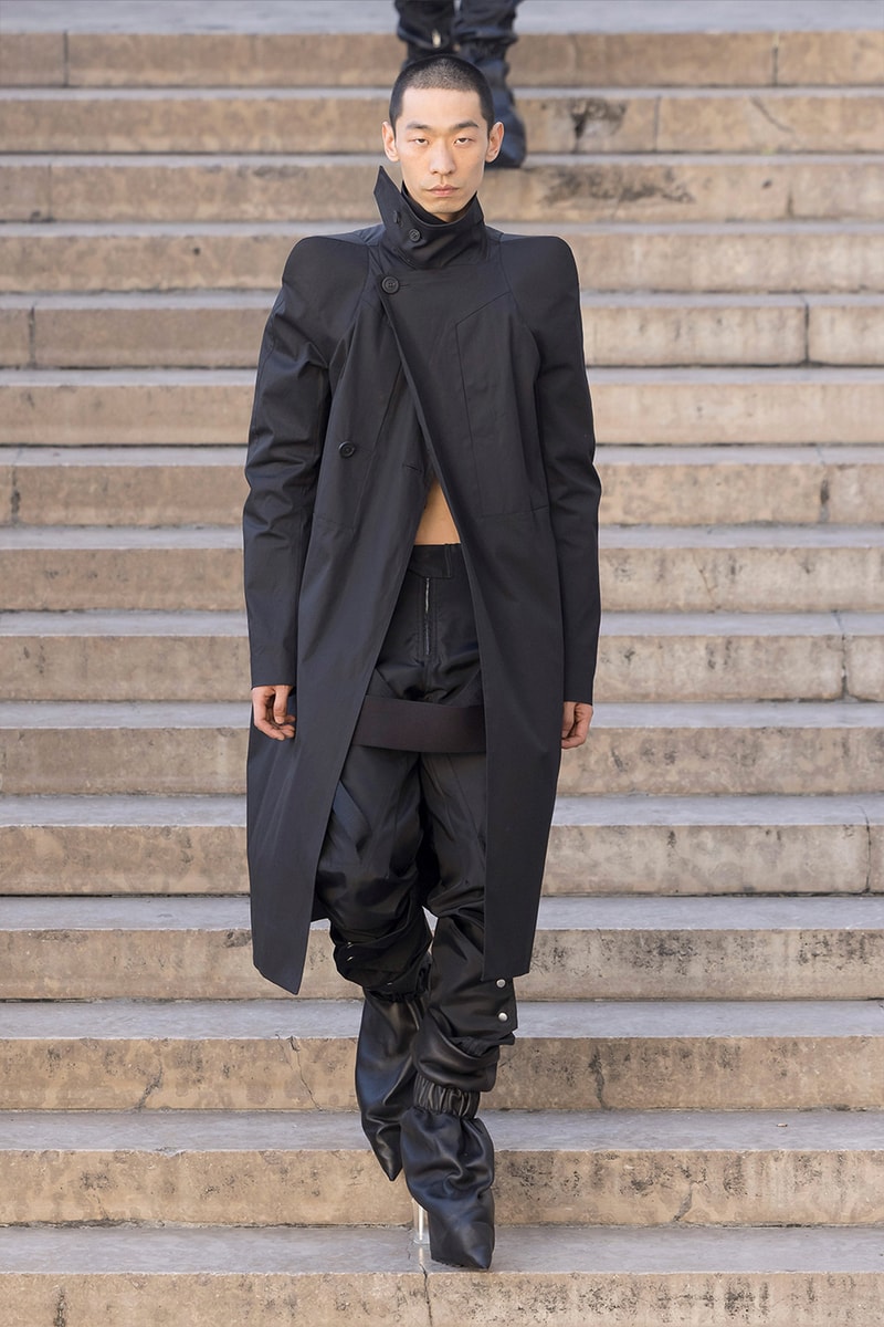 Rick Owens Paris Fashion Week SS26 Collection temple of love retrospective exhibit brutalist elegance palais de tokyo 