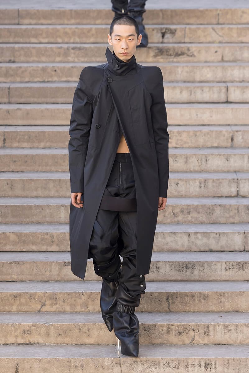 Rick Owens Paris Fashion Week SS26 Collection temple of love retrospective exhibit brutalist elegance palais de tokyo