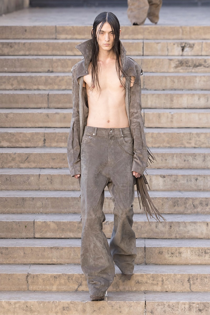 Rick Owens Paris Fashion Week SS26 Collection temple of love retrospective exhibit brutalist elegance palais de tokyo 