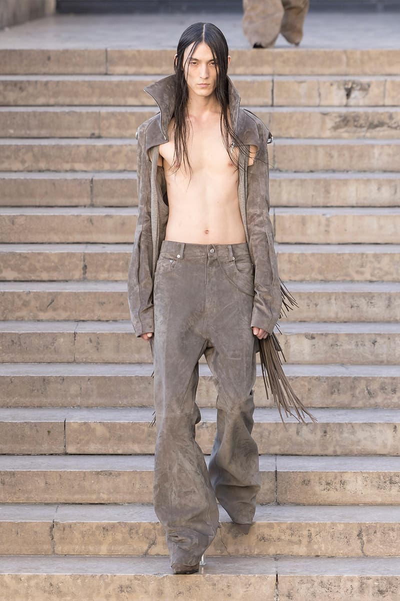 Rick Owens Paris Fashion Week SS26 Collection temple of love retrospective exhibit brutalist elegance palais de tokyo