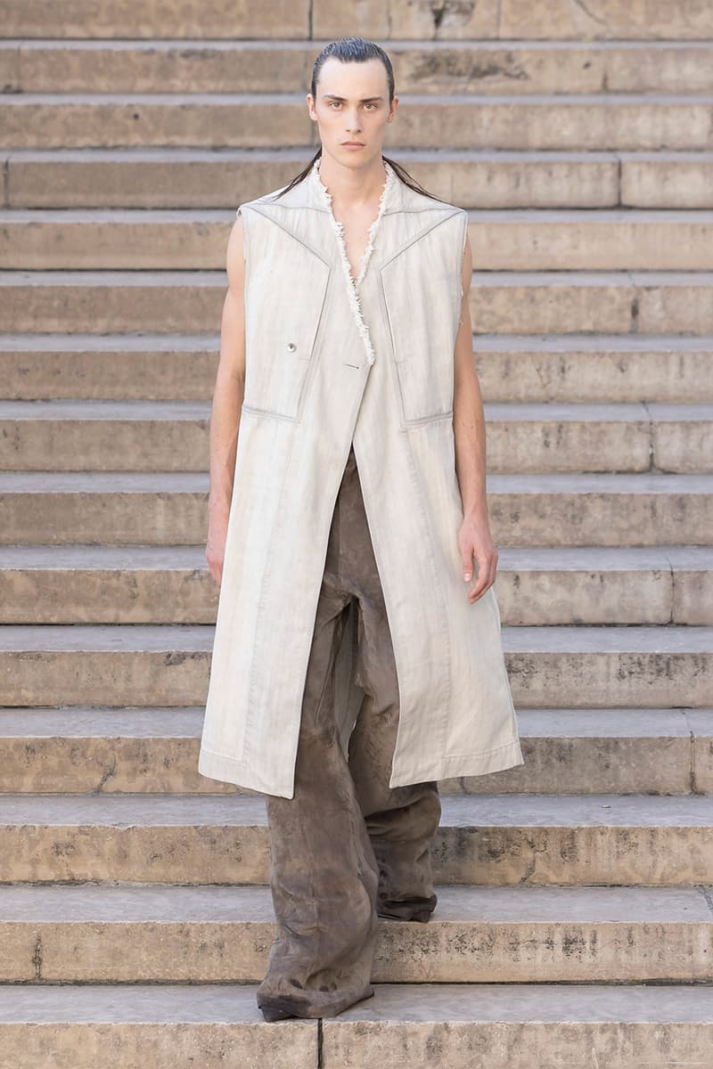Rick Owens Paris Fashion Week SS26 Collection temple of love retrospective exhibit brutalist elegance palais de tokyo