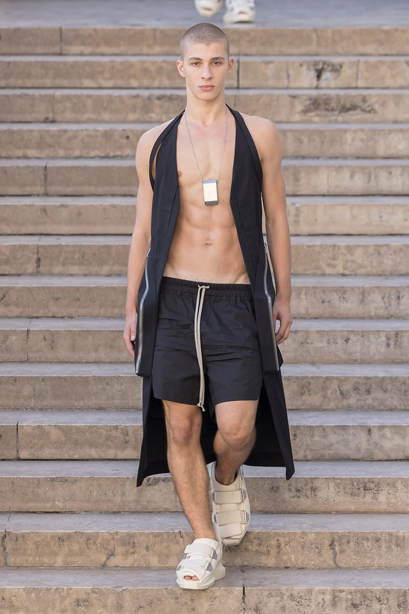 Rick Owens Paris Fashion Week SS26 Collection temple of love retrospective exhibit brutalist elegance palais de tokyo