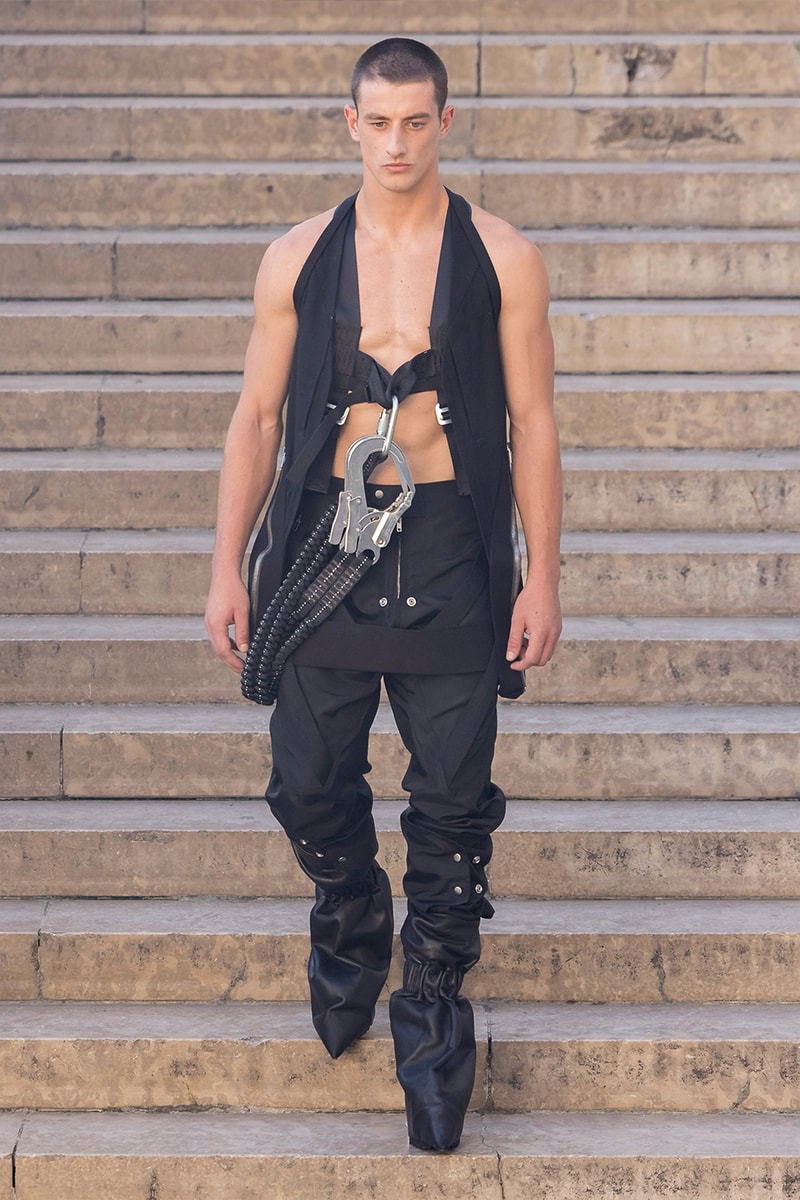 Rick Owens Paris Fashion Week SS26 Collection temple of love retrospective exhibit brutalist elegance palais de tokyo 