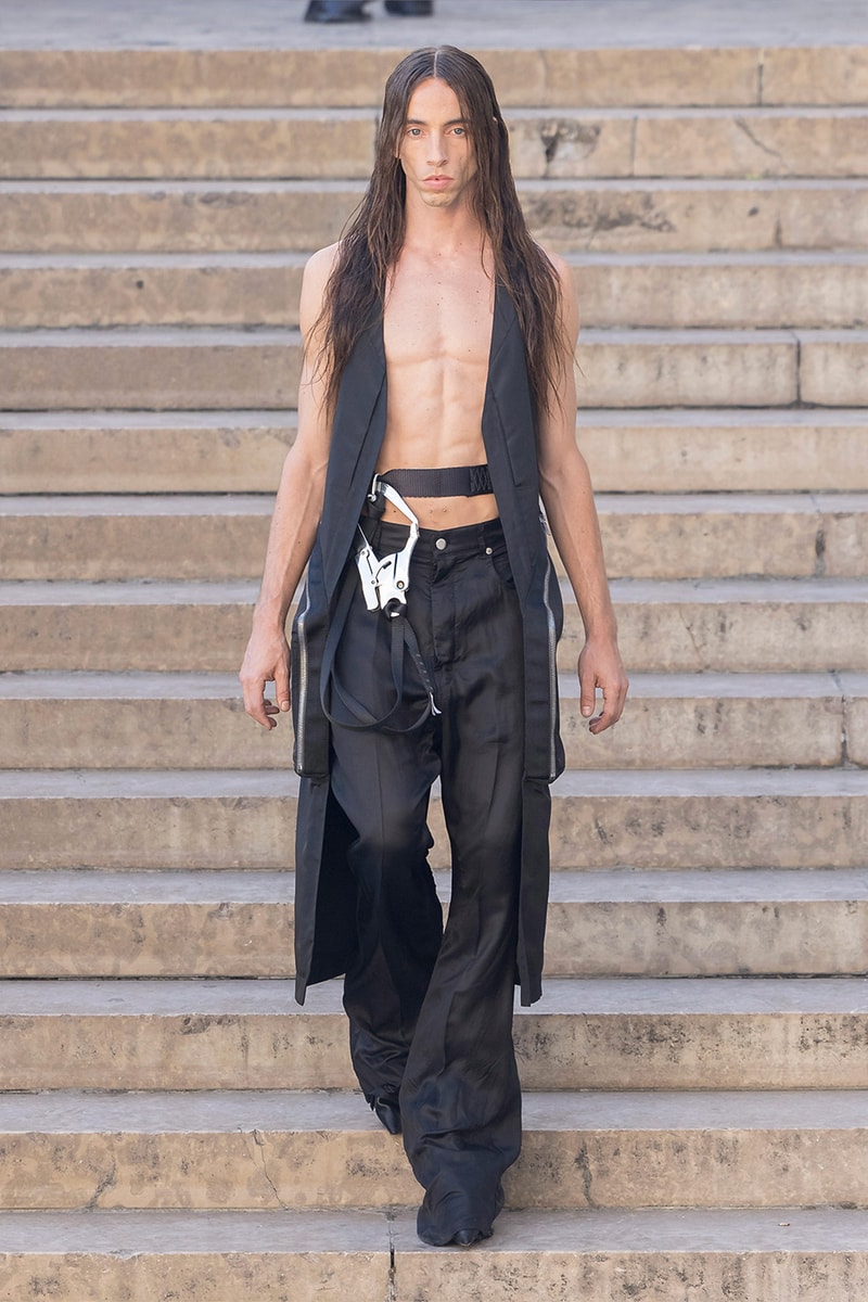 Rick Owens Paris Fashion Week SS26 Collection temple of love retrospective exhibit brutalist elegance palais de tokyo 