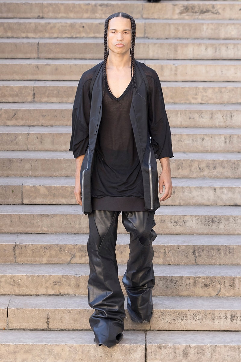 Rick Owens Paris Fashion Week SS26 Collection temple of love retrospective exhibit brutalist elegance palais de tokyo 