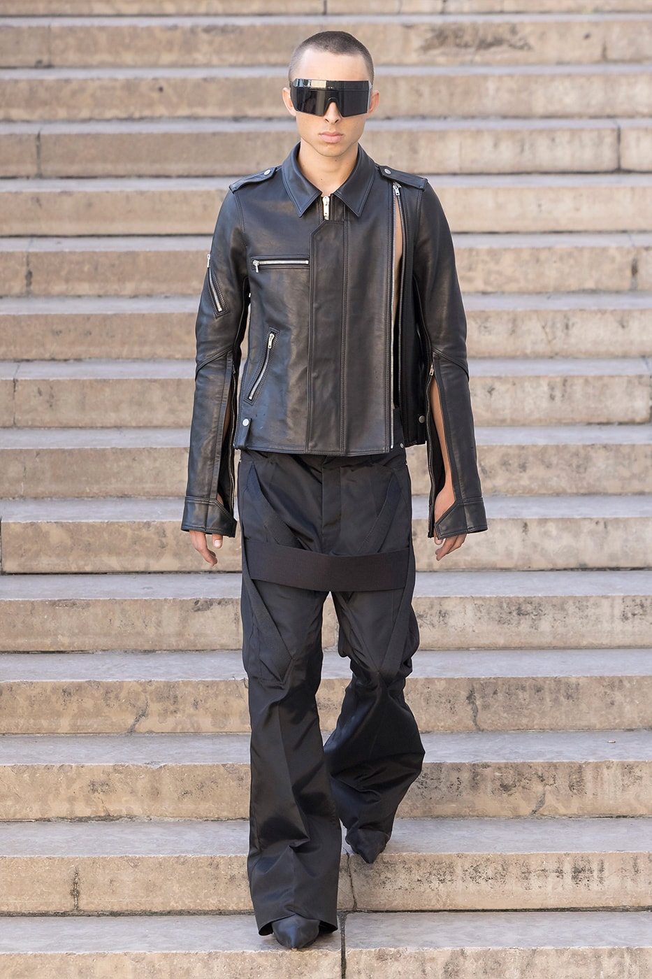 Rick Owens Paris Fashion Week SS26 Collection temple of love retrospective exhibit brutalist elegance palais de tokyo 