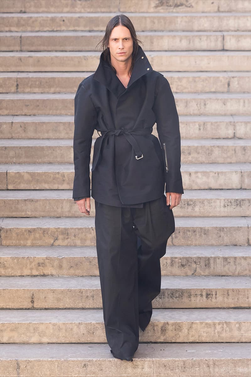 Rick Owens Paris Fashion Week SS26 Collection temple of love retrospective exhibit brutalist elegance palais de tokyo