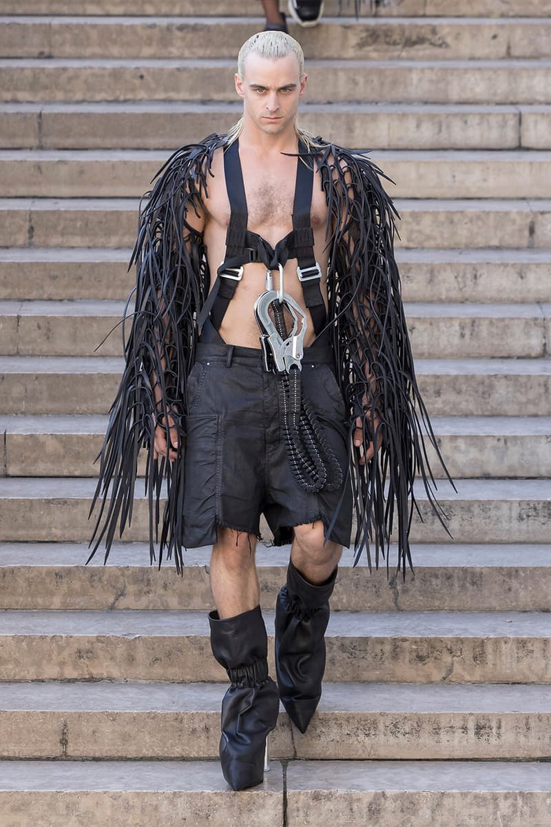 Rick Owens Paris Fashion Week SS26 Collection temple of love retrospective exhibit brutalist elegance palais de tokyo