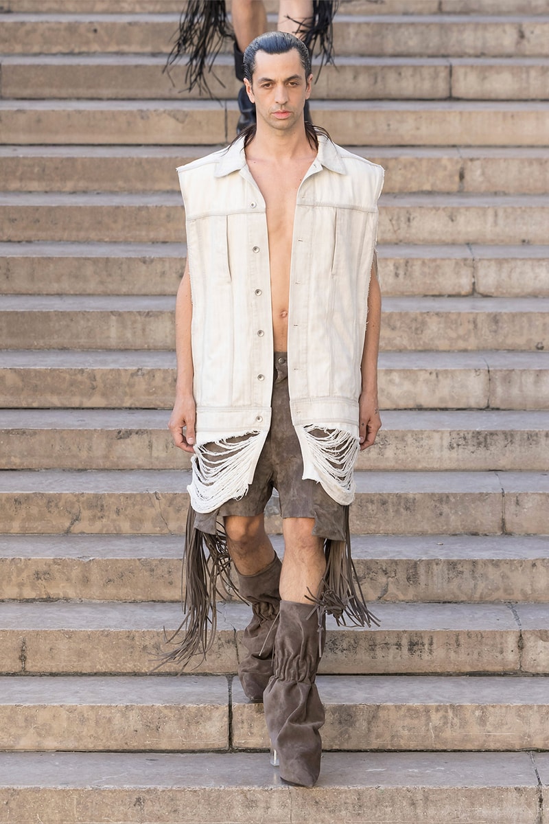 Rick Owens Paris Fashion Week SS26 Collection temple of love retrospective exhibit brutalist elegance palais de tokyo 