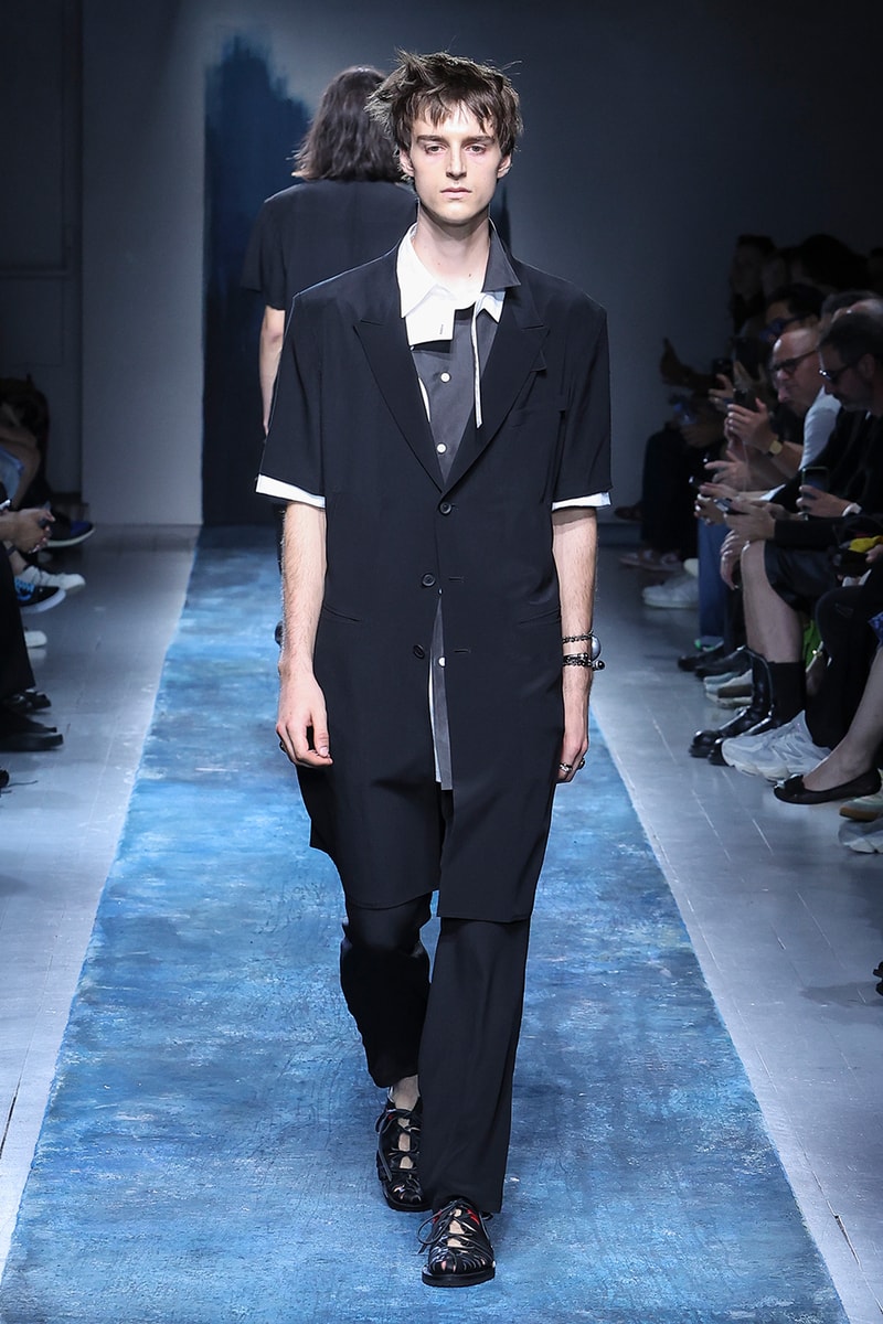 Yohji Yamamoto Pour Homme SS26 Paris Fashion Week Collection spring summer 2026 japanese designer fluid statements of the world