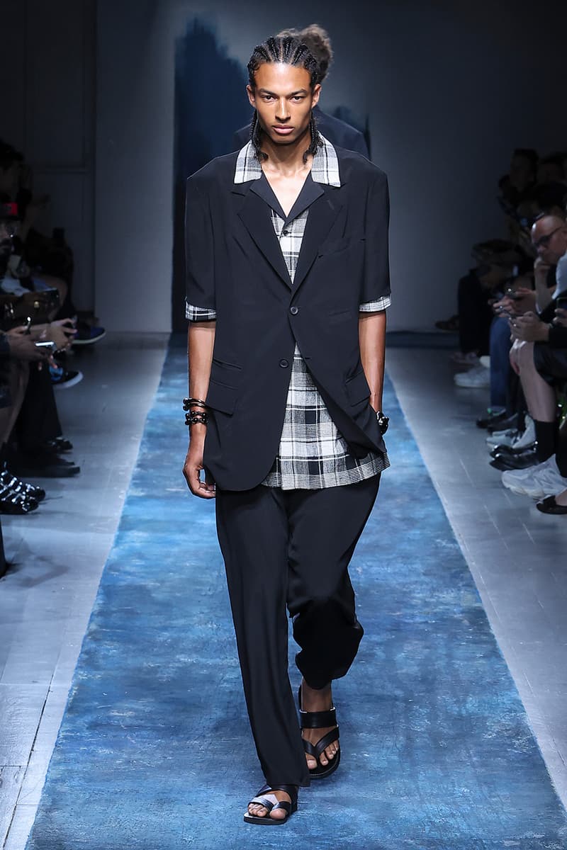 Yohji Yamamoto Pour Homme SS26 Paris Fashion Week Collection spring summer 2026 japanese designer fluid statements of the world