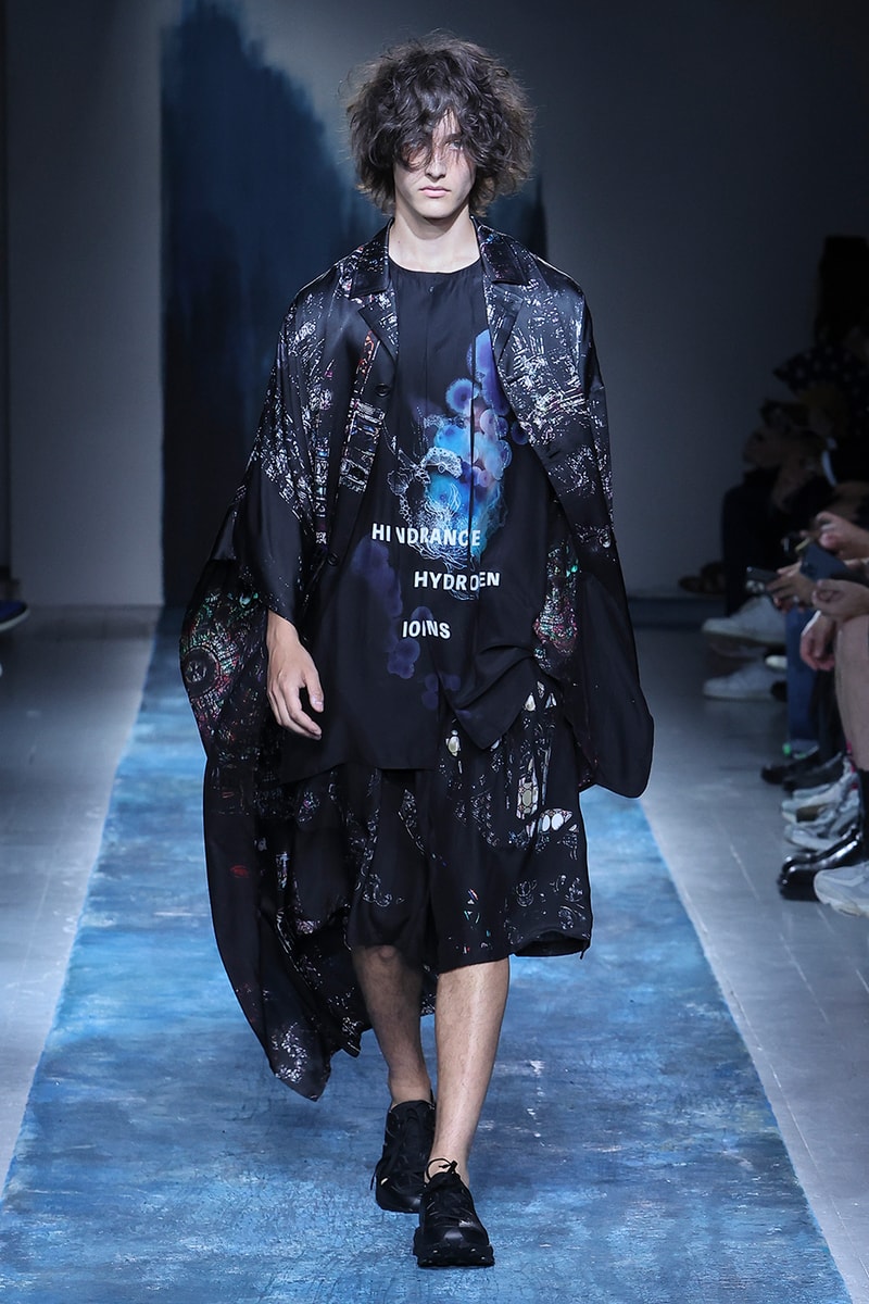 Yohji Yamamoto Pour Homme SS26 Paris Fashion Week Collection spring summer 2026 japanese designer fluid statements of the world