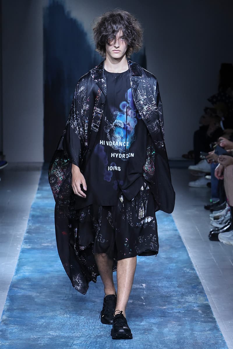 Yohji Yamamoto Pour Homme SS26 Paris Fashion Week Collection spring summer 2026 japanese designer fluid statements of the world