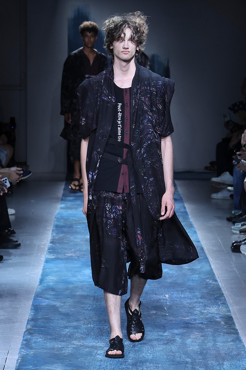 Yohji Yamamoto Pour Homme SS26 Paris Fashion Week Collection spring summer 2026 japanese designer fluid statements of the world