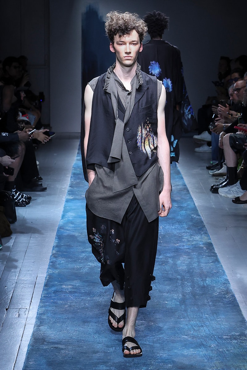 Yohji Yamamoto Pour Homme SS26 Paris Fashion Week Collection spring summer 2026 japanese designer fluid statements of the world