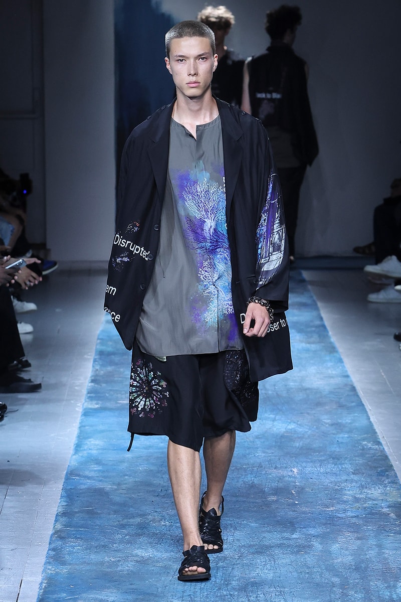 Yohji Yamamoto Pour Homme SS26 Paris Fashion Week Collection spring summer 2026 japanese designer fluid statements of the world